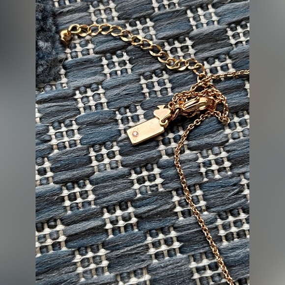 Kate Spade Bird’s The Word Rose Gold Flamingo Necklace - Picture 5 of 7